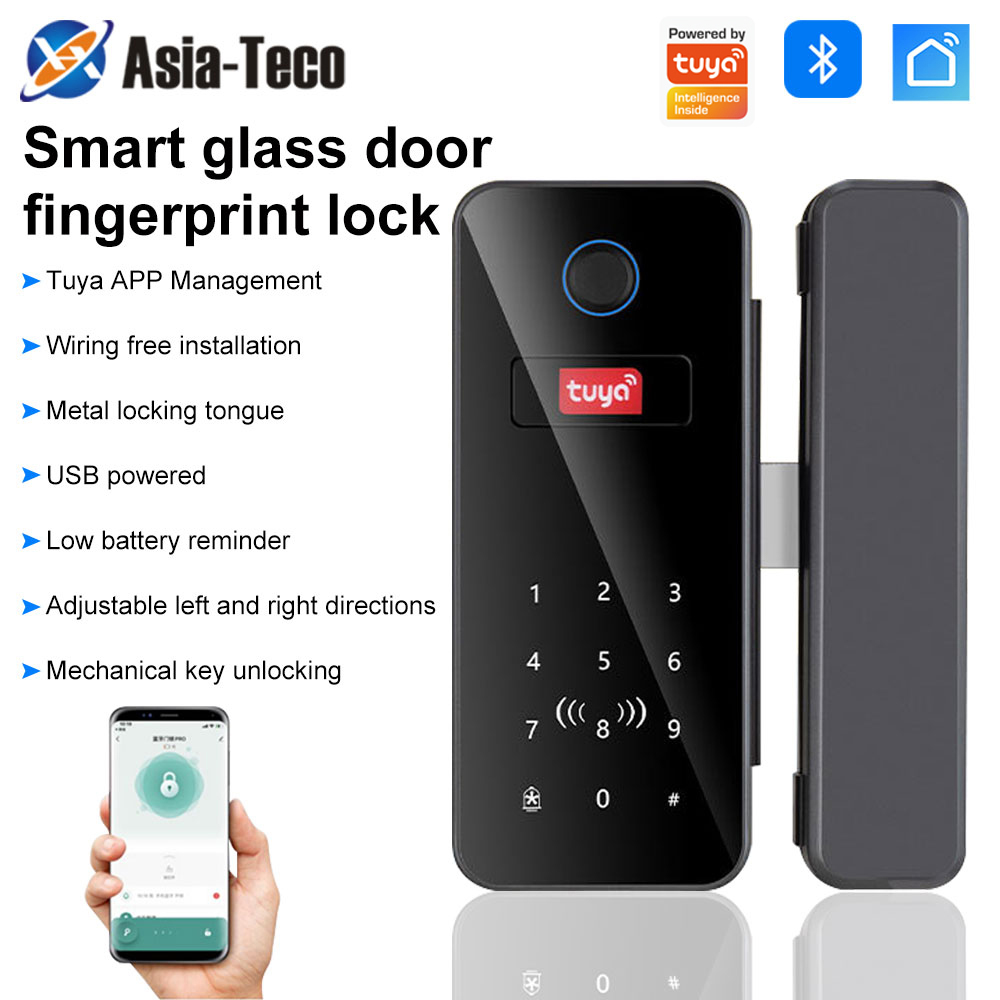 Glass Door Hinge - Kunci Pintu Kaca Cerdas dengan Kata