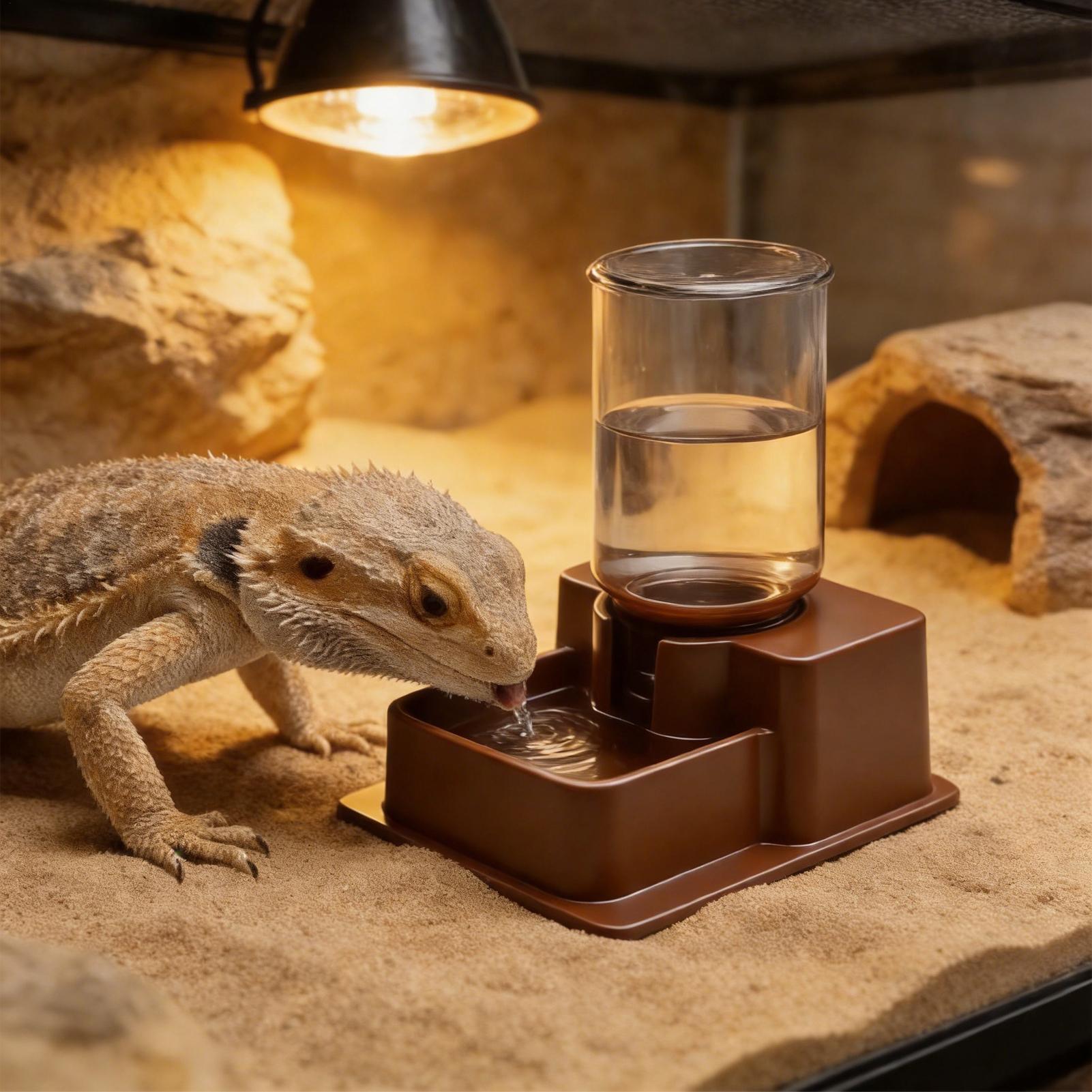 Tempat Air Reptil Otomatis, Wa - Water Dish Reptile ulasan dan harga