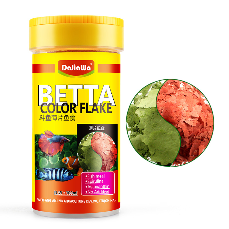 Makanan Ikan DaJiaWa Spirulina - Tetra Food Betta Flakes ulasan dan harga